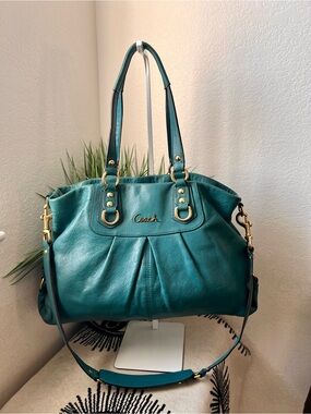 COACH Ashley Leather Caryall Satchel E1176-F15518